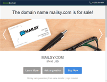 Tablet Screenshot of mailsy.com